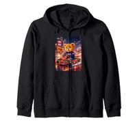 Cool Amazing Teddy Bear Karting Race of Champions Graphic Sudadera con Capucha