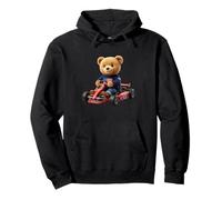 Cool Amazing Teddy Bear Karting Race of Champions Graphic Sudadera con Capucha