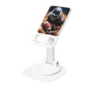 Cool American Football - Soporte para teléfono celular, ángulo de altura ajustable, giratorio de 360°, portátil, plegable, accesorios de oficina, compatible con todos los teléfonos móviles y tabletas