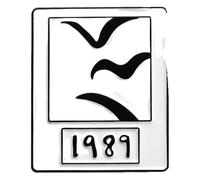 Cool Animal & Music Pins: Guitarra, Zapatos, Luna y más, Klein, Metal no precioso