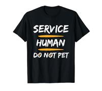 Cool Apoyo Emocional Humano No Mascota, Dueño de Perro Divertido Camiseta gráfica económica, Hombre, Negro, XL