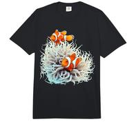 Cool Aquarium Pez Payaso Tropical Coral Reef Fish Fisher Gift Comfort Colors Adult Heavyweight T-Shirt