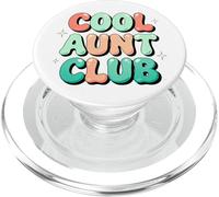 Cool Aunt Club Retro 70s Estética Divertido Tía Diseño PopSockets PopGrip para MagSafe