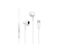 Cool Auriculares de Botón Stereo Digital con USB-C Blancos