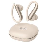 Cool Auriculares Stereo Bluetooth Earbuds Gym ANC Beige
