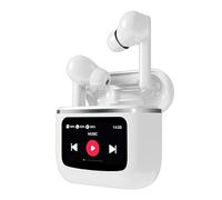 Cool Auriculares Stereo Bluetooth Earbuds LCD Touch Blanco