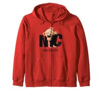 Cool Awesome New York City NYC Teddy Bear Novelty Graphic Sudadera con Capucha
