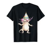 Cool Axolotl Party Hat Gafas de Sol Anfibio Camiseta