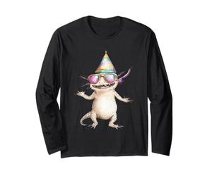 Cool Axolotl Party Hat Gafas de Sol Anfibio Manga Larga