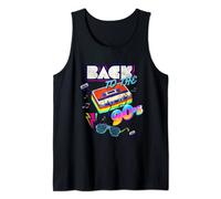 Cool Back To 90's Tees Vintage Retro I Love 90's Graphic Fun Camiseta sin Mangas