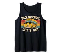 Cool Back to School Bus Ready for New Year Camiseta sin Mangas