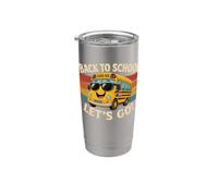 Cool Back to School Bus Ready for New Year Vaso térmico de acero inoxidable de doble pared