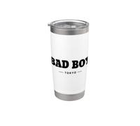 Cool Bad Boy Tokyo Illustration Novelty Graphic Designs Vaso térmico de acero inoxidable de doble pared