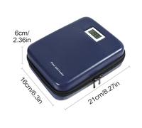 Cool Bag, Insulated Cooler Case, Medicine Travel Storage, 8.27x6.3x2.36 Inches, Long-Lasting Cooling Box, Built-In Temperature Display, for Camping Flight Car Business Trip Outdoor Use