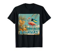 Cool Bahamas Beach y Flamingo para los Amantes de la Naturaleza Camiseta