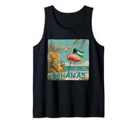 Cool Bahamas Beach y Flamingo para los Amantes de la Naturaleza Camiseta sin Mangas