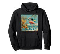 Cool Bahamas Beach y Flamingo para los Amantes de la Naturaleza Sudadera con Capucha