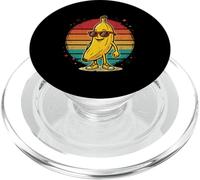 Cool Banana con Gafas de Sol Retro Sunset Graphic 80s Y2K PopSockets PopGrip para MagSafe