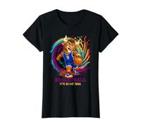 Cool Basketball Animal Mascot Cartoon Sports Fan Graphic Camiseta gráfica económica, Mujer, Negro, M