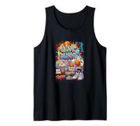 Cool Basketball Graffiti Style Illustration Graphic Designs Camiseta sin Mangas