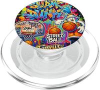 Cool Basketball Graffiti Style Illustration Graphic Designs PopSockets PopGrip para MagSafe