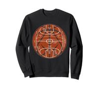 Cool Basketball Plan Illustration Graphic Design Fashion Fun Sudadera