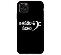 Cool Bass Player Bassd Scho Regional Saying Franconia Carcasa para iPhone 11 Pro MAX