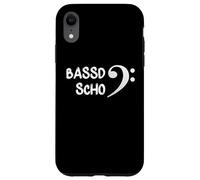 Cool Bass Player Bassd Scho Regional Saying Franconia Carcasa para iPhone XR