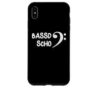 Cool Bass Player Bassd Scho Regional Saying Franconia Carcasa para iPhone XS MAX