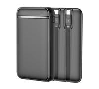 Cool Batería Externa Power Bank 5000 mAh con Cables USB-C / Lightning Negro