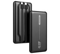 Cool Batería Externa Universal Power Bank 10.000mAh PD 22.5W (2 Cables) Negro