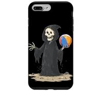 Cool Beach Grim Reaper para los Amantes de Las Vacaciones y Las Bolas de Piscina Carcasa para iPhone 7 Plus/8 Plus
