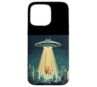 Cool Beam Meow Up con divertidas aventuras OVNI Carcasa para iPhone 15 Pro Max