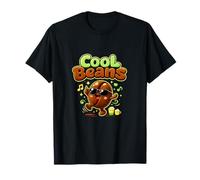Cool Beans Kawaii Chibi Dancing Coffee Bean Gráfico Camiseta