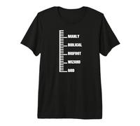 Cool Beard Growth Chart Camiseta Premium