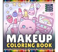 Cool Beauty Stuff Makeup Items Coloring Book for Women Mom Wife Girls Teens Cute and Comfy Fashion Makeup Items Stress Relief Coloring Activity Book ... Single Sided Girls Makeup Coloring Sheets