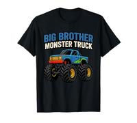 Cool Big Brother Monster Truck Family Matching Outfit Camiseta