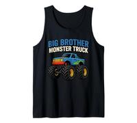 Cool Big Brother Monster Truck Family Matching Outfit Camiseta sin Mangas