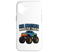 Cool Big Brother Monster Truck Family Matching Outfit Carcasa para iPhone 16 Plus