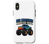 Cool Big Brother Monster Truck Family Matching Outfit Carcasa para iPhone X/XS