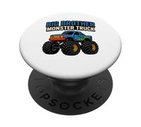 Cool Big Brother Monster Truck Family Matching Outfit PopSockets PopGrip Adhesivo