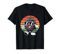 Cool Blackberry Vibes Fun Fruit Lover Retro Blackberries Camiseta