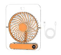 Cool Blower - Compact Pocket Fan, Rechargeable Air Circulation Unit with Multi Level Power, Clear Design, Cooling Gadget, Wind Generator for Office Desk Travel Camping Outdoor Activities