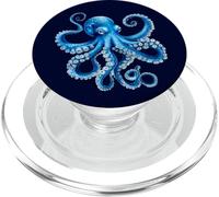 Cool Blue Octopus Sea Ocean Lover,Tentacles Octopus Lover PopSockets PopGrip para MagSafe