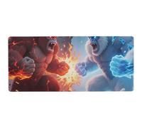 Cool Blue Red Orangutan - Almohadilla para portátil para viajes, alfombrilla de animales para juegos, 80 x 39,9 cm