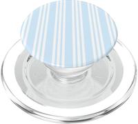 Cool Blue Vertical Striped Lines Pattern PopSockets PopGrip para MagSafe