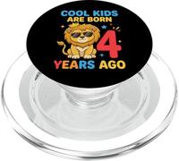 Cool Born Hace 4 años, Divertido Cuarto cumpleaños PopSockets PopGrip para MagSafe