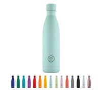 Cool Bottles - Botella de Agua de Acero Inoxidable - 750 ml - Pastel Sky - 30,5 x 7 cm - Botella Térmica Hermética - Bebidas frías 36 horas y calientes 18 horas - Triple-Cool Technology - Sin BPA