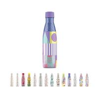 Cool Bottles - Botella de Agua de Acero Inoxidable, Botella Térmica - 500 ml, Bebidas Frías 36 horas y Calientes 18 horas, Acabado con Impresión 3D, Sin BPA