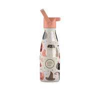 Cool Bottles - Botella Térmica Infantil - Botella de Agua de Acero Inoxidable - 260 ml - Trick or Treat - Bebidas Frías 36 Horas y Calientes 18 Horas - Acabado con Pintura en Relieve - Sin BPA